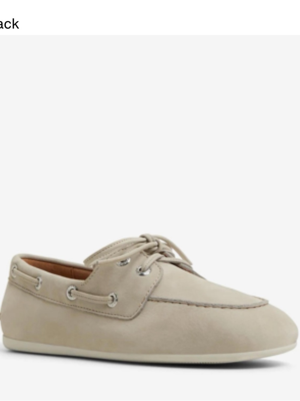 Like new light grey slim boat Sperrys